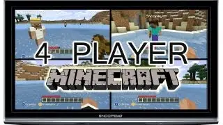 Minecraft Xbox 360 4-Player Split Screen XBLA Preview