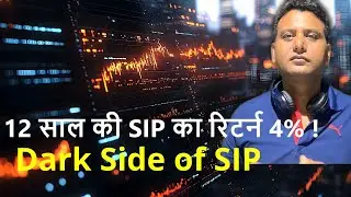 Dark Side of SIP | SIP का कड़वा सच! | 12 साल निवेश के बाद सिर्फ 4% रिटर्न? 😱 | SIP Reality Check