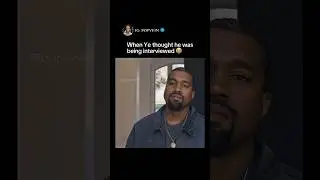 Kanye West thought he was being interviewed 😭