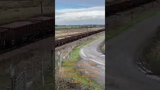 Colas Class 70 with a nice hoot as it speeds through Colton Junction near York.