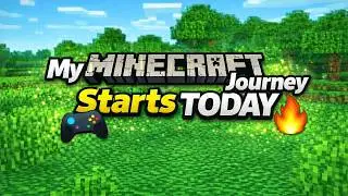 My Minecraft Journey Starts TODAY 🚀🔥