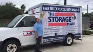 The Storage Place loaner moving truck