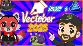 🎃 VECTOBER 2025 – Part 5 | Affinity Designer Halloween Drawing Challenge 👻
