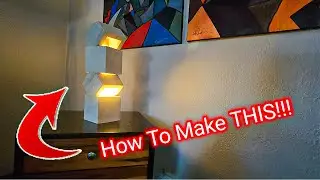 How To Make A Cube Lamp || DIY Woodworking Project