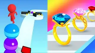 Stack Rider VS Gem Stack #games #gaming #stackrider #gemstack