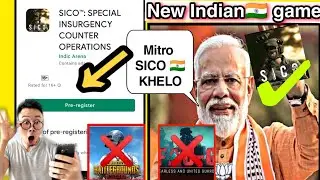 SICO(SPECIAL INSURGENCY COUNTER OPERATIONS) mobile New Indian battle royale game, pre-register now