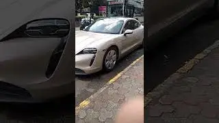 Porsche EV in mumbai 😌🥳 like for porsche 🎉
