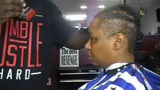 Low Fade On Braids