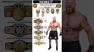 Who Won More WWE Titles? Batista vs Brock Lesnar vs Randy Orton vs Edge vs John Cena 🏆UPDATED #WWE
