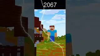 Pillager outpost vs Steve in different years of Minecraft #minecraft #shorts