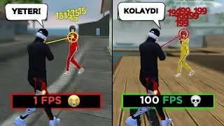 100 FPS 'den 1 FPS' KADAR VS ATIM KAZANMAYA ÇALIŞTIM ! DÜŞÜK FPS CHALLENGE!! | FREE FİRE Challenge