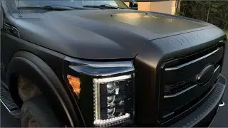 FORD F350 GETS WRAPPED IN KPMF JAVA BROWN