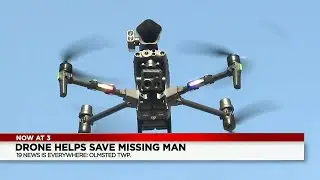 Police use drone to find missing man