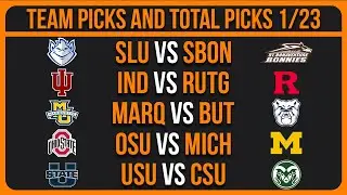 College Basketball Picks & Predictions Today 1/23/26 | NCAAB Picks Today