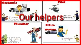 Our Helpes/ Community Helpers || Kids Learning Occupation/Jobs || prinit channel