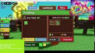 GRO A GARDEN FREE AGE BOOST  / KG BOOST FRO TOKENS / GRATIS SERVICIO DE AUMENTO DE EDAD