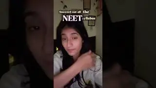 My body officially gave up on NEET ☠️🤡#neet2026 #aspirants #neetaspirents