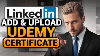 How To Add & Upload Udemy Certificate On Linkedin (FAST & EASY) - Full Guide