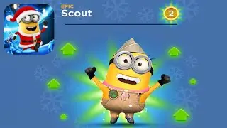 Minion rush Scout minion upgrade epic costume skill Despicable Action level 2 gameplay walkthrough