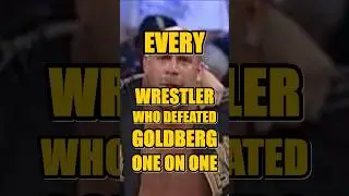 Every Wrestler Who DEFEATED Goldberg 1 on 1 #Goldberg #WWE #WCW