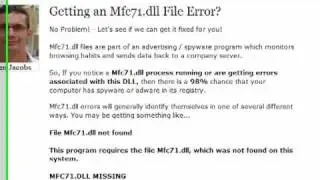 Mfc71.dll Error Fix - Not Found - Missing