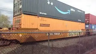 (11-5-2025) CSX eastbound intermodal train in Marion Ohio.