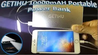 GETIHU 10000mAh Portable Power Bank
