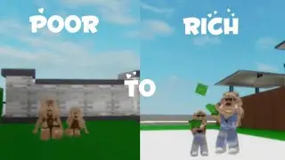 Story of Poor to Rich life in Brookhaven 😊! (Roblox Brookhaven RP)