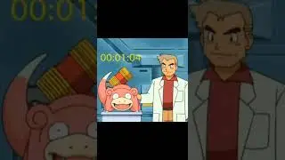 Professor Oak attacks Slowpoke || Professor Oak Funny Moments || #shorts #shortvideo #youtubeshorts