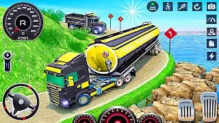 Offroad Oil Tanker Truck Driving Sim - Truck Drive Game 3D | Android Gameplay