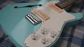 Warmoth 72 Telecaster SEMI HOLLOW Thinline Bootstrap Pickups