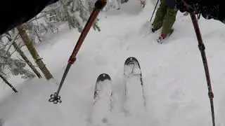 Backcountry skiing Mt Hale