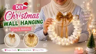 How To Make Christmas wreath  | Form Se Banaye Beautiful Craft | Art Ideas 