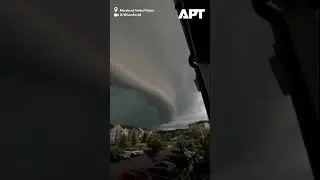 Massive Shelf Cloud Spotted Over Maryland! Severe Storms & Tornado Warnings Issued | APT