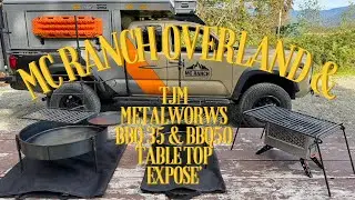 MC Ranch Overlands TJM Metalworks Grill,  Bbq35 & Bbq50 Table Top Overview
