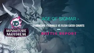 Flesh Eater Courts VS. Stormcast Eternals 1000pt Age Of Sigmar Battle Report