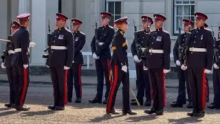 Spectacular Royal Artillery Inspection at Wellington Barracks | Changing the Guard 🇬🇧