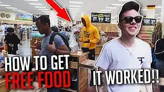 HOW TO GET FREE FOOD ANYWHERE! (ft. JuJu Smith)
