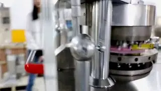 Automatic 17 Dies tablet press making machine multi punches tablets maker آلة صنع الكمبيوتر اللوحي