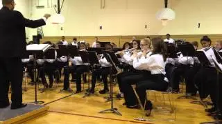 Crete Monee Middle School Winter Band Concert 2013 video C