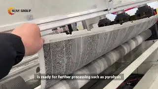 Solar Panel Frame & Glass Removal Machine | First Step in PV Recycling