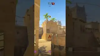 CS2 MIRAGE SMOKE PALACE/PALACIO #shorts  #csgoshorts