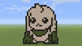 Пиксель-арт Minecraft - Terriermon Digimon