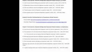 Industrial Refrigeration Equipment Market Growth 2013 - 2019
