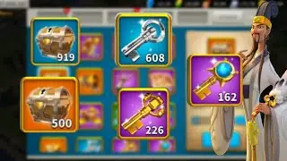 Opening 500 treasure of worrier Queen 👑 Rise Of Kingdoms