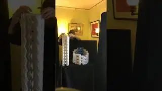 paper castles with angel crown brick... (paper legos = paper castles)