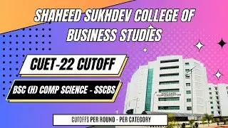 (CUET) REAL CUTOFF FOR BSC (H) COMPUTER SCIENCE IN SSCBS | CUET CUTOFF - 2022 | BSC | VINU CODE