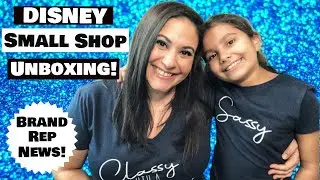 Disney Small Shop Unboxing! I Brand Rep Announcement! I AG Creative Company