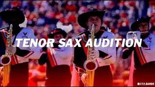 2025 Tenor Saxophone example audition