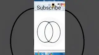 How to draw Apple 🍏🍎🍏 logo in MS Paint #shortsfeed